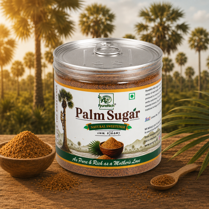 PyureRich® Palm Sugar 250g – 100% Pure Palm Blossom Sugar | Natural Sweetener