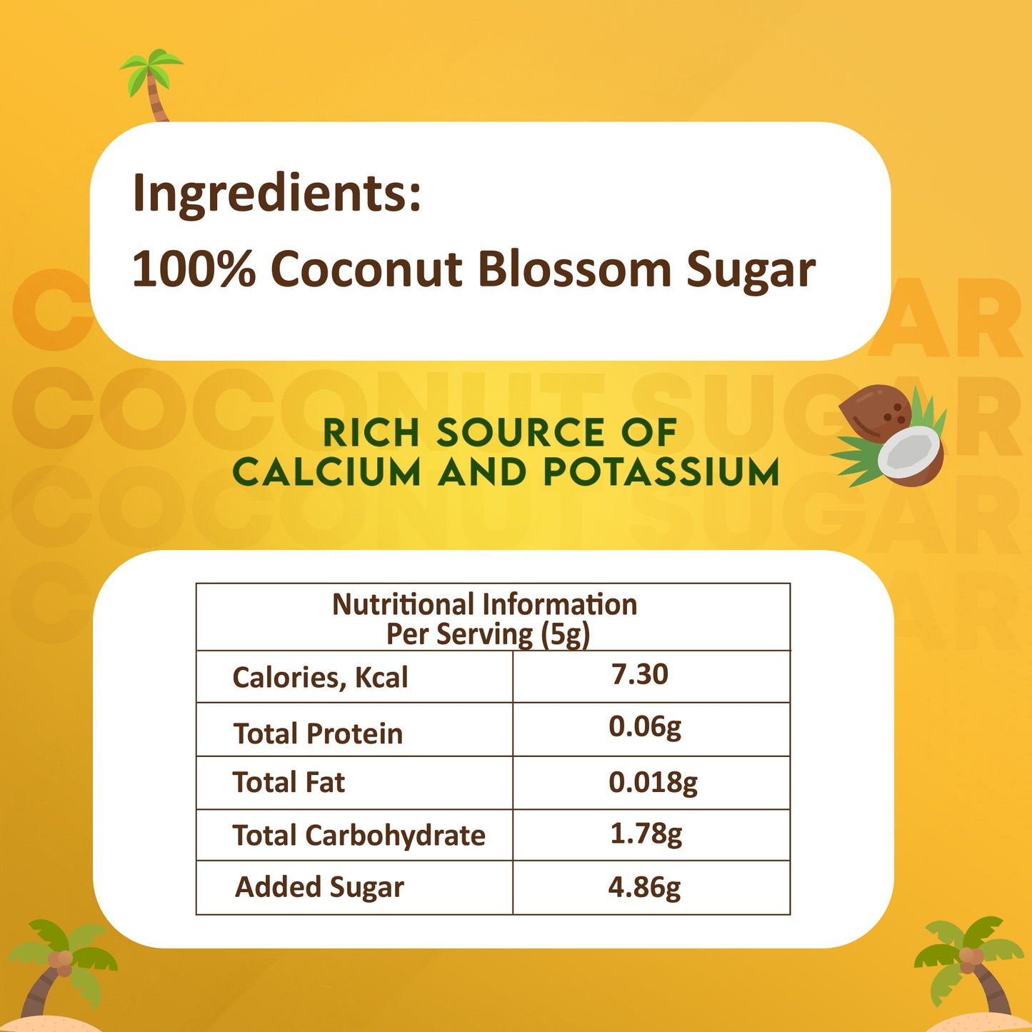 Coconut Sugar | Natural Sweetener | Unrefined